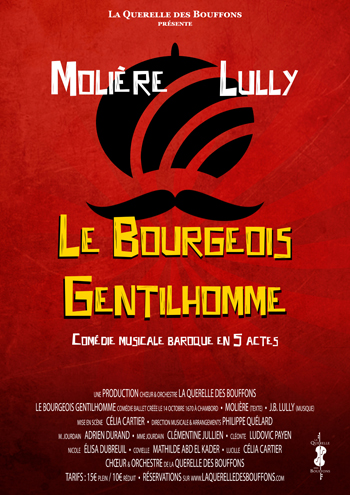 Affiche du programme Le Bourgeois Gentilhomme
